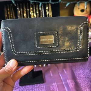 Vintage Micheal Kors leather wallet RARE
